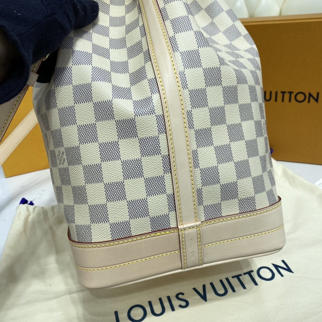 Louis Vuitton NOE Handbag Damier Azur N42222